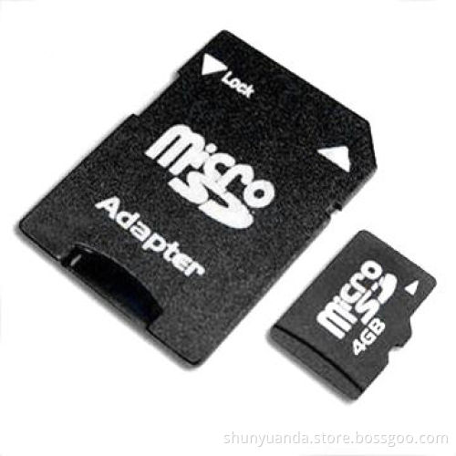 4GB Micro SD Card With Adapter, Noise-free Operating, No Extra Power Required